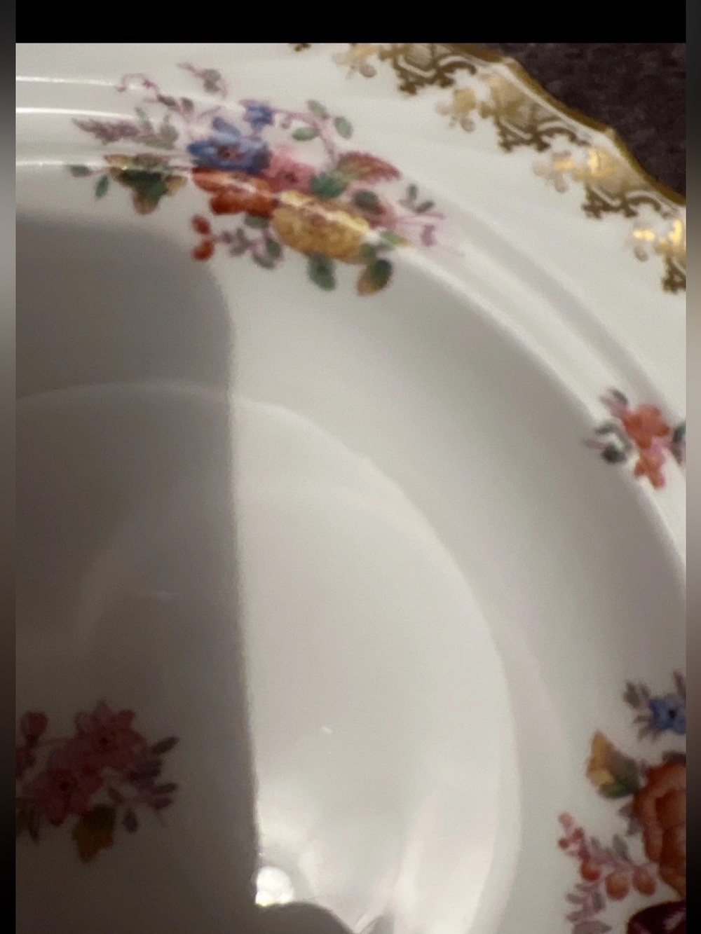 VINTAGE COPELAND ENGLAND MUFFIN PLATE, FLAT RIMMED SOUP - Picture 4 of 8